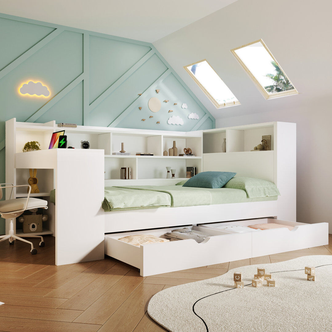 East Urban Home Daybed White Double (4'6)