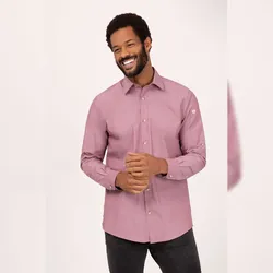 Chef Works® CHAMBRAY Herrenhemd Urban Collection Artikel SLMCH005 Altrosa Größe XS