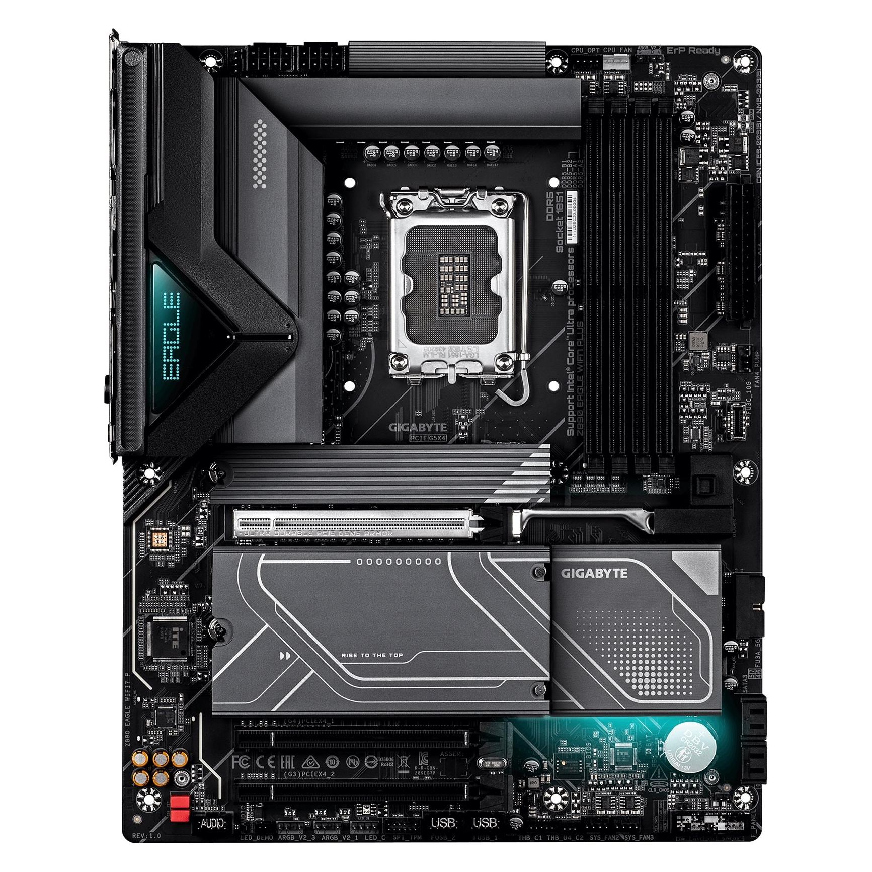 Gigabyte Z890 EAGLE WIFI7 PLUS Motherboard (LGA 1851, Socket S1, Intel Z890, ATX) (Z890 EAGLE WIFI7 P)