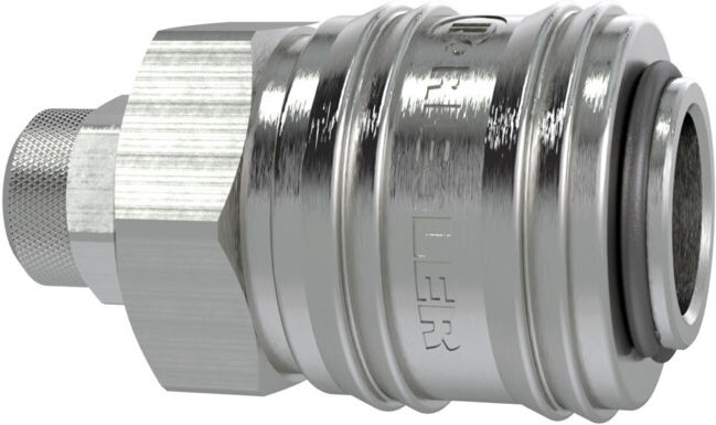 Riegler Raccord rapide NW 7,2, MS nickelé, raccord tuyau 8x6 (243.311-N)