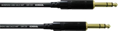 Cordial CFM3VV Klinke Instrumenten Kabel [1x Klinkenstecker 6.35mm - 1x Klinkenstecker 6.35 mm] 3.00m Schwarz