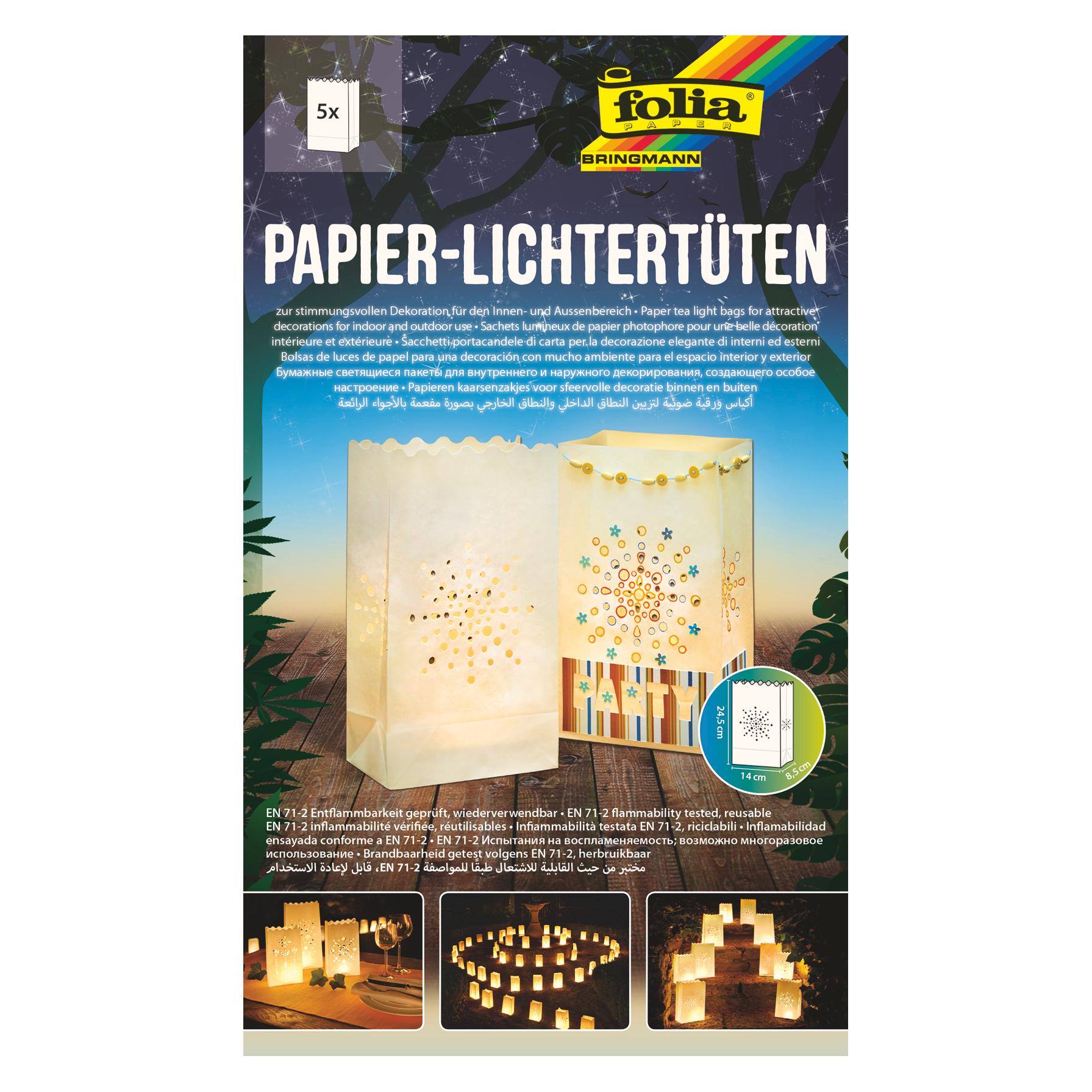Folia Papierlichttüten SONNE (5x) (66238556)