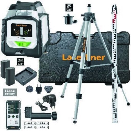 Laserliner Set de laser rotatif Duraplane G360 175 cm (052.555A)