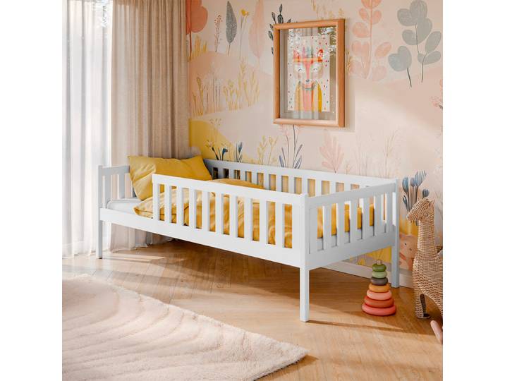 Lit 90x190 Sommier Inclus Antoine Blanc