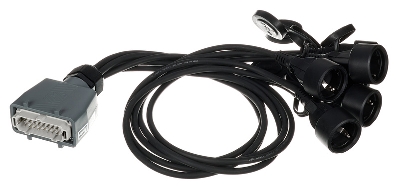Stairville Multicable Split 16H-6S nero