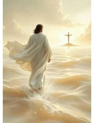 Inspire Select Sacred Heart Jesus Canvas Wall Art Holy Trinity Christian Religious Poster Decor 3 15.7 19.7 In No Frame