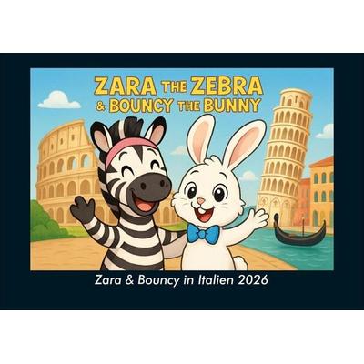 Zara & Bouncy in Italien 2026 Fotokalender DIN A4