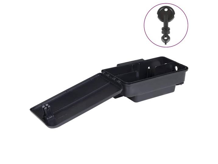vidaXL Mausefallen 6 Stk. Schwarz 22x12,5x7,5 cm