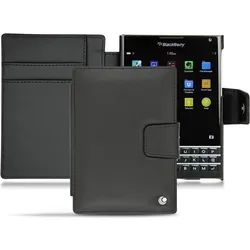 Noreve Lederschutzhülle Wallet (Blackberry Passport), Smartphone Hülle, Schwarz
