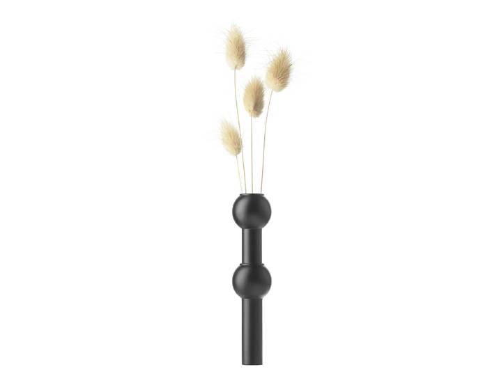 Stoff Nagel - Vase, schwarz