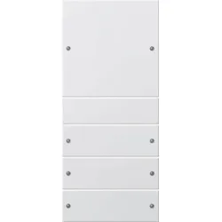 Gira Wippenset 4-fach reinweiß matt 218427