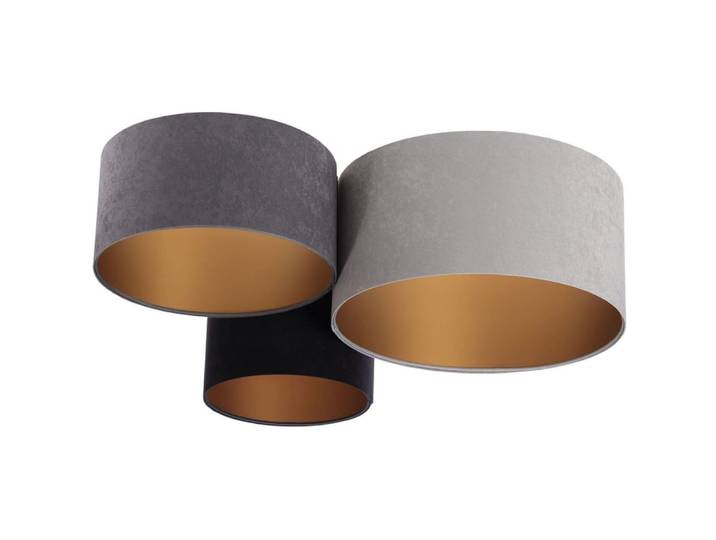 Plafonnier en tissu trio