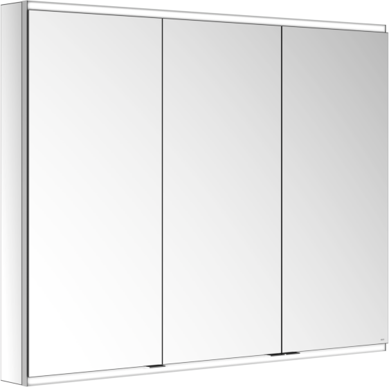 Keuco Royal Modular 2.0 Spiegelschrank 800311121000300 1200 x 900 x 120 mm, 1 Steckdose, 1 Doppel-USB-Ladestelle, Wandvorbau, 3-türig