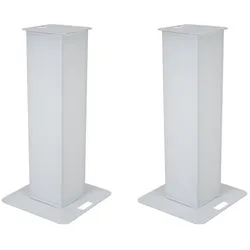 EUROLITE 2x Stage Stand 150cm inkl. Cover und Tasche, weiß