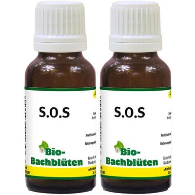 Bachblüten S.o.s flüssig vet. 2x 2x20 ml Flüssigkeit