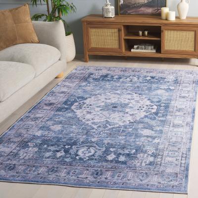 SAFAVIEH Tucson Diamanta Machine Washable & Slip Resistant Rug