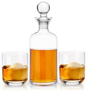 Wine.com """Viski Modern Liquor Decanter & Tumblers Glassware"""