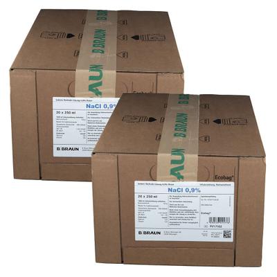 Kochsalzlösung 0,9% Braun Ecobag 2x 2x20x250 ml Infusionslösung
