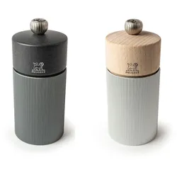 PEUGEOT Mühlenset 12cm Pfeffermühle Carbon Salzmühle Natur Stahlmahlwerk LINE