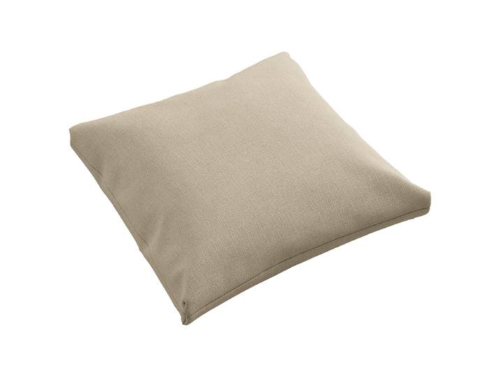 Coussin en forme de pointe Beige 50 x 50cm Tissu Esila