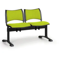 Wartezimmerbank - gepolstert Smart Biedrax LC9212z - Gestell schwarz