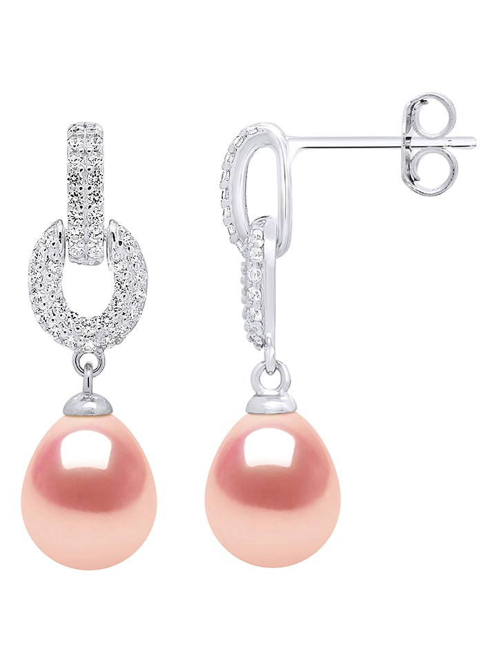 Pearl Addict Silber-Ohrstecker mit Perlen - onesize
