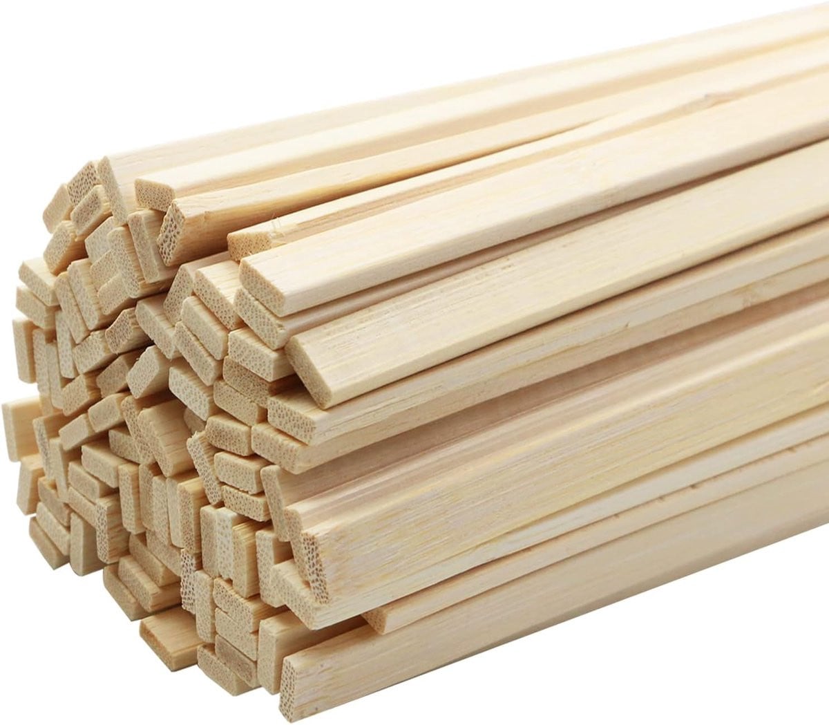 Bamboe Stokken - Natuurlijke Houten Craft Sticks voor Hobby Projecten - 38 cm