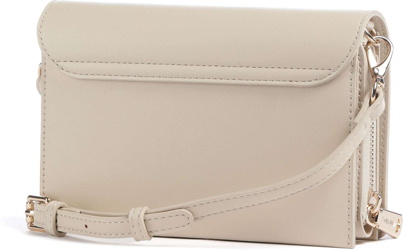 Valentino Bags Ember Umhängetasche aus Leder, beige