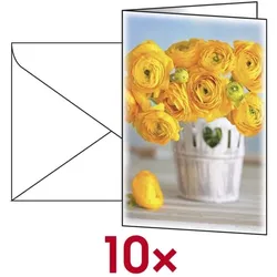 Sigel Grußkarten »Ranunculus« A6 10 Stück, 11.5x17 cm
