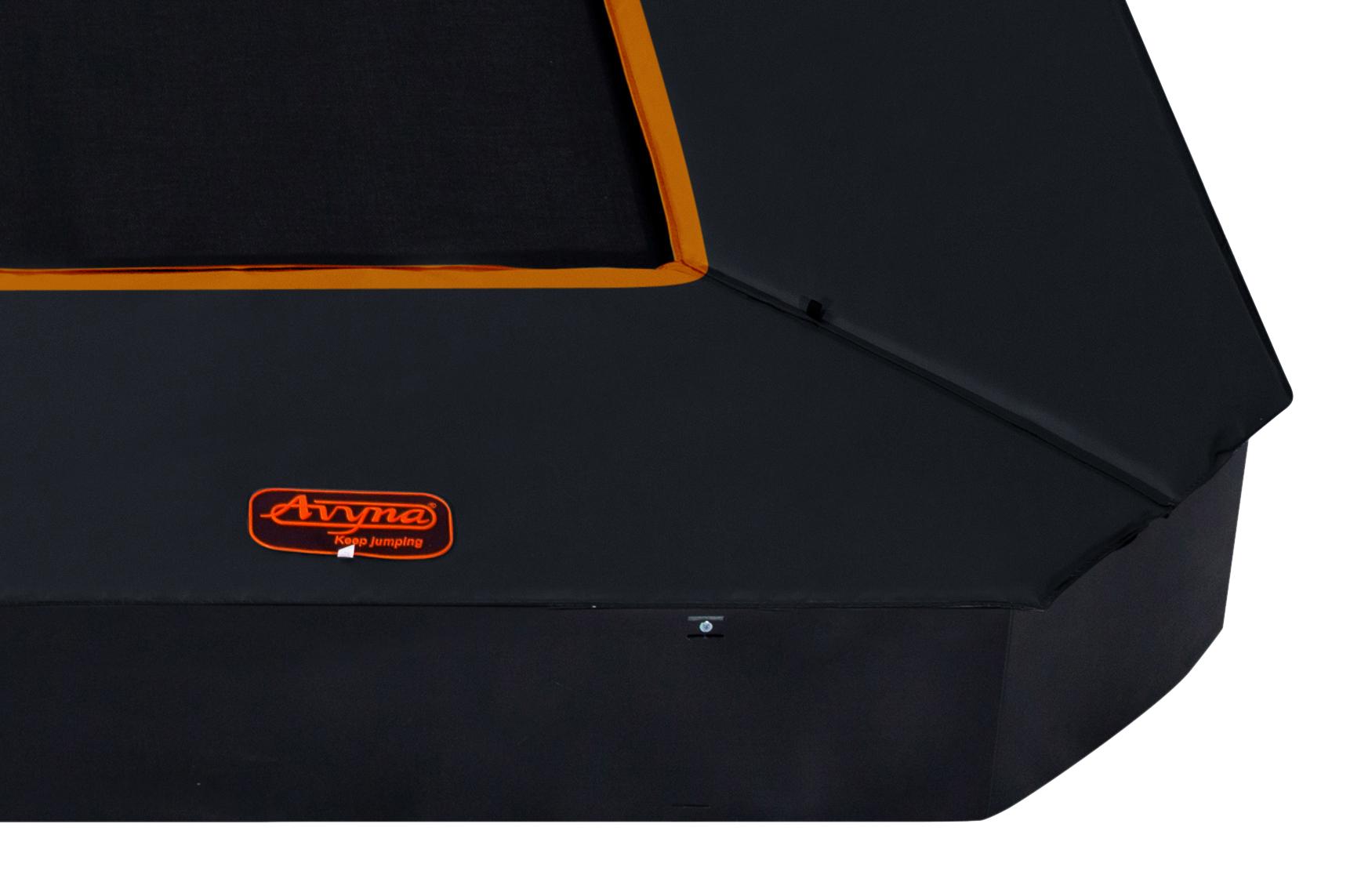 Trampolin-Rahmen, flach, Modell 305x225, schwarz | Avyna