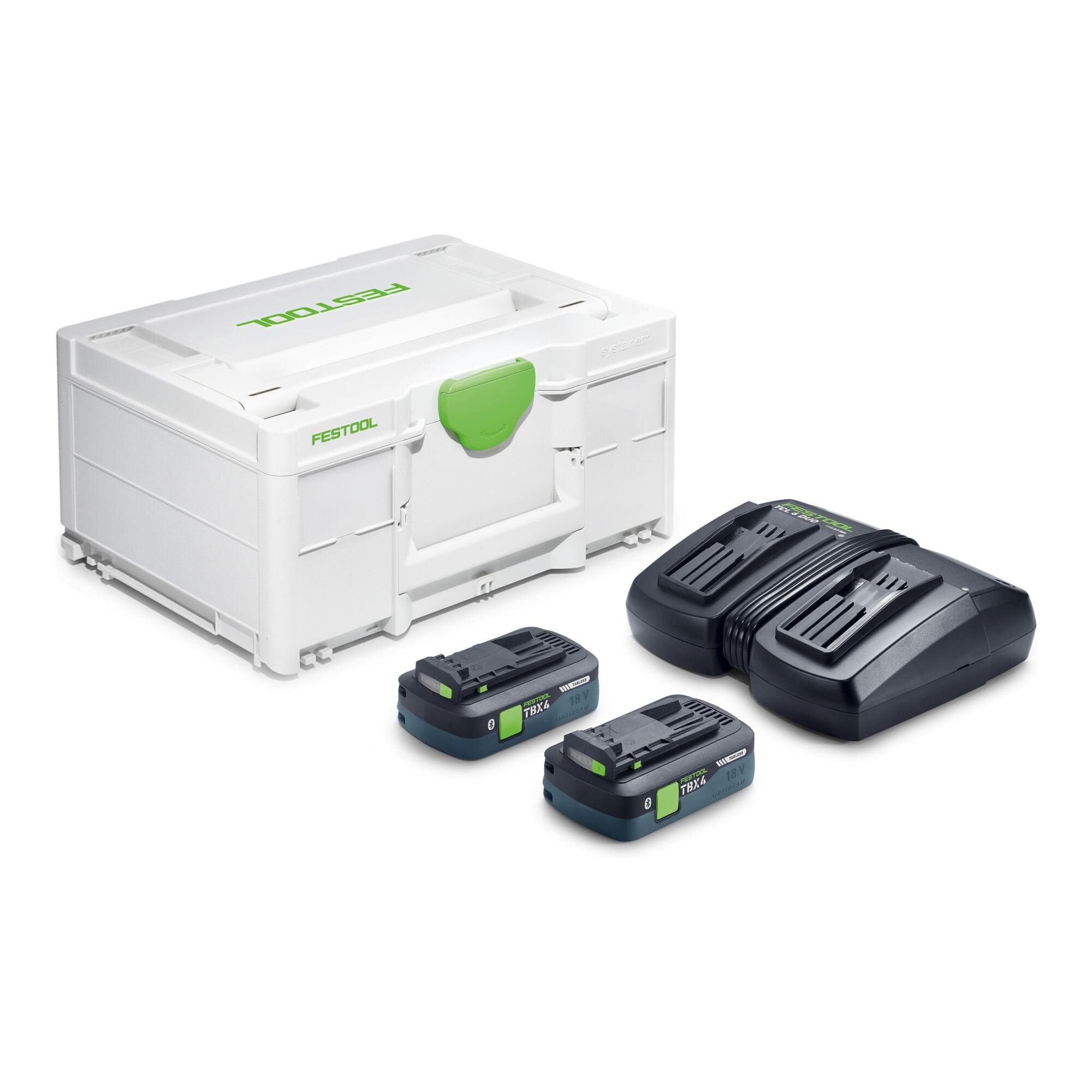Festool Energie-Set SYS 18V 2xTBX4 TCL6DUO (578819)