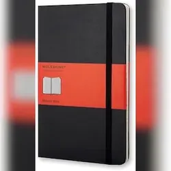 Adressbuch Large A5 liniert mit Register Hardcover schwarz