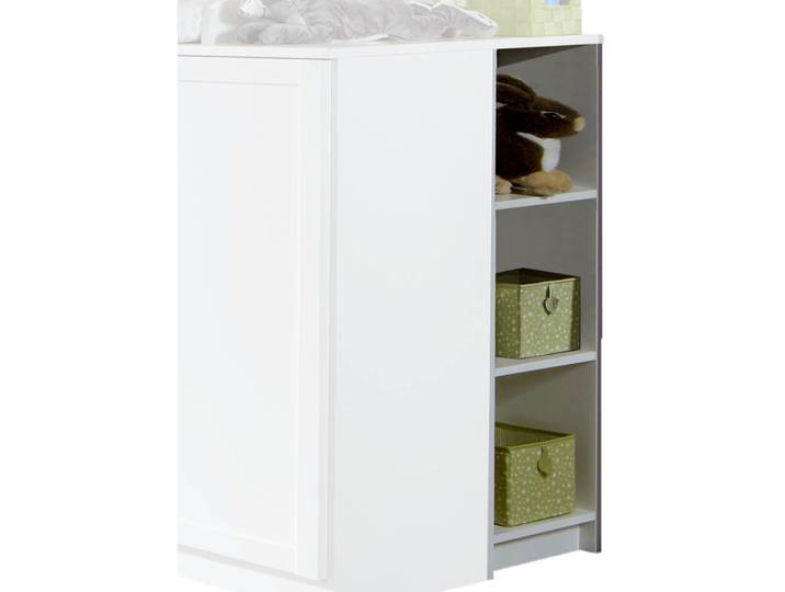 Regal Birgit Dekor weiss Holzwerkstoff B 35 H 91 cm