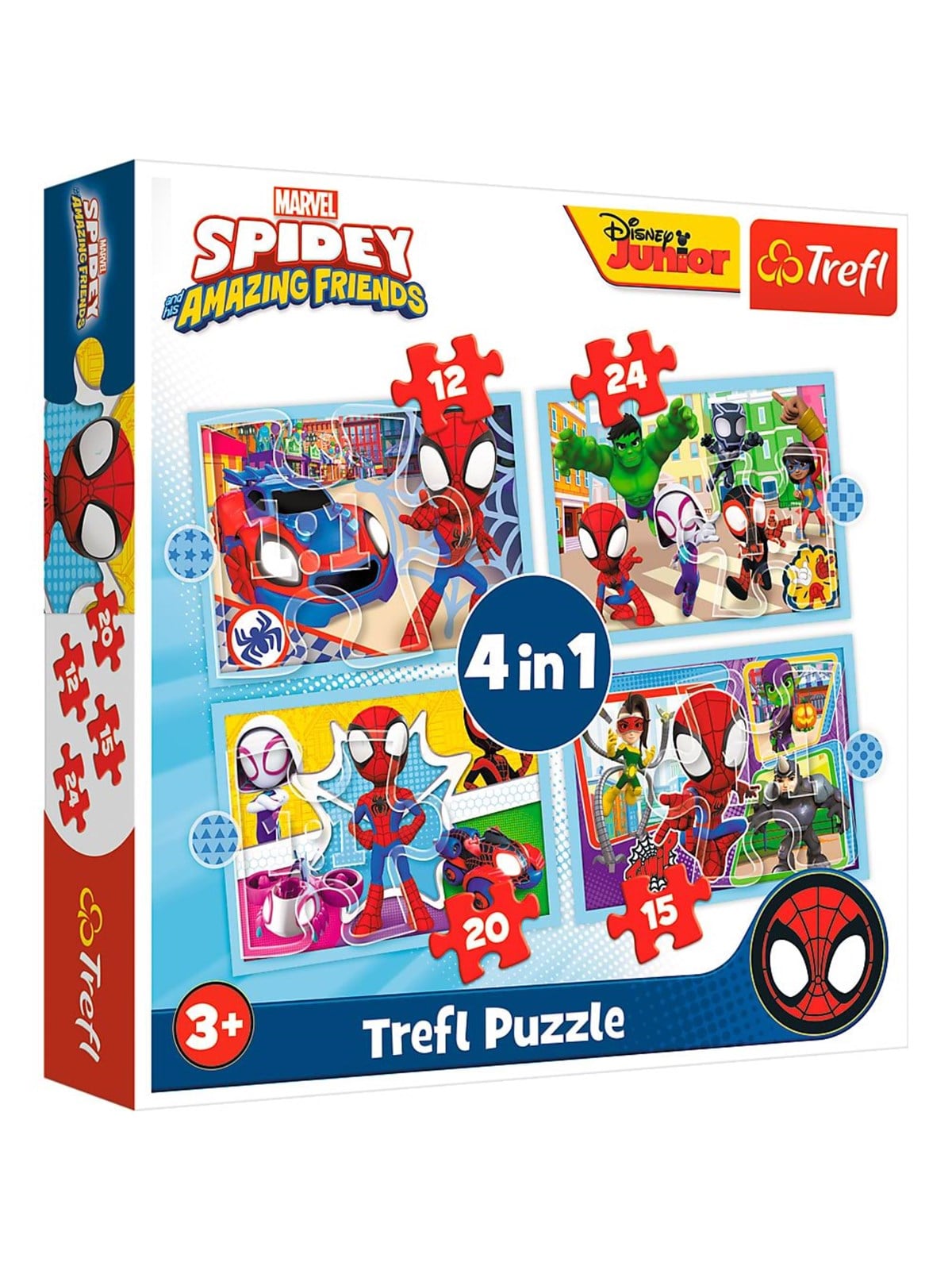 Trefl Puzzle - Spidey and his Amazing Friends - Spideys Team (4in1) 2D Puzzles