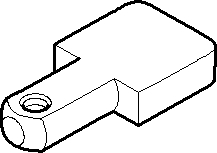 Dornbracht Zugknopf - 092071030-00 60x40x20_chrom