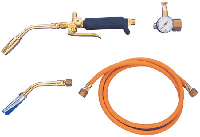 Set de brasage au propane avec accessoires 5-pces propane KAYSER (41500)