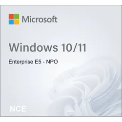 Microsoft Windows 10/11 Enterprise E5 - NPO (NCE)