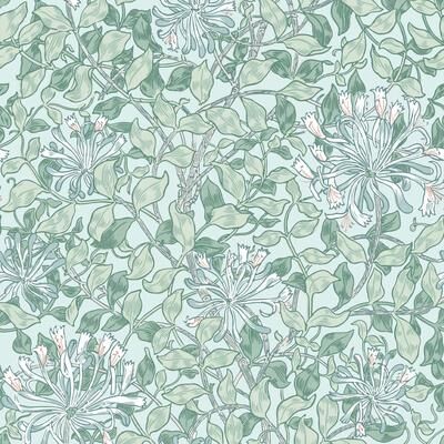 William Morris at Home William Morris Honeysuckle Breeze Wallpaper