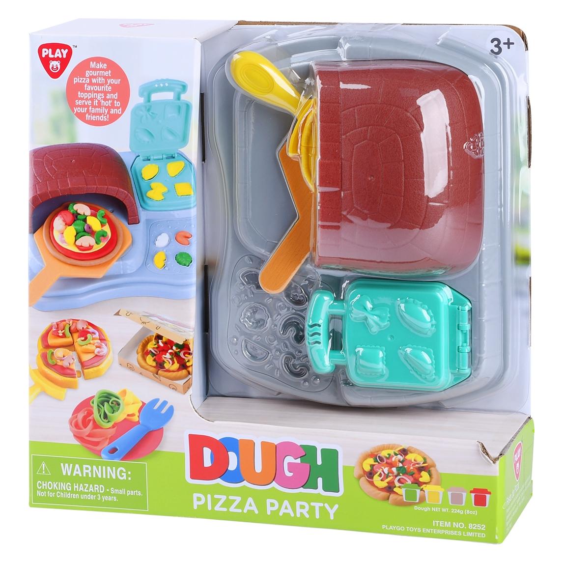 PlayGo Pizza Party Ton-Set - 4 Tontöpfe (65836857)