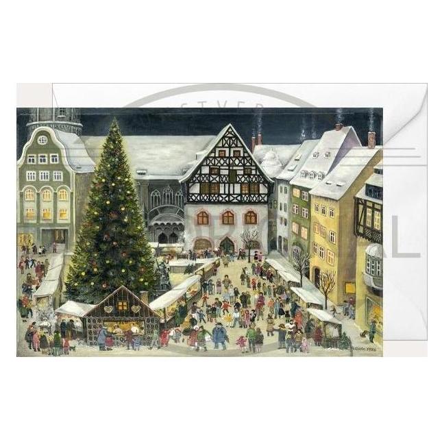 Olewinski & Tochter 2937 - Weihnachtsklappkarte - Jena Weihnachtsmarkt (2937)
