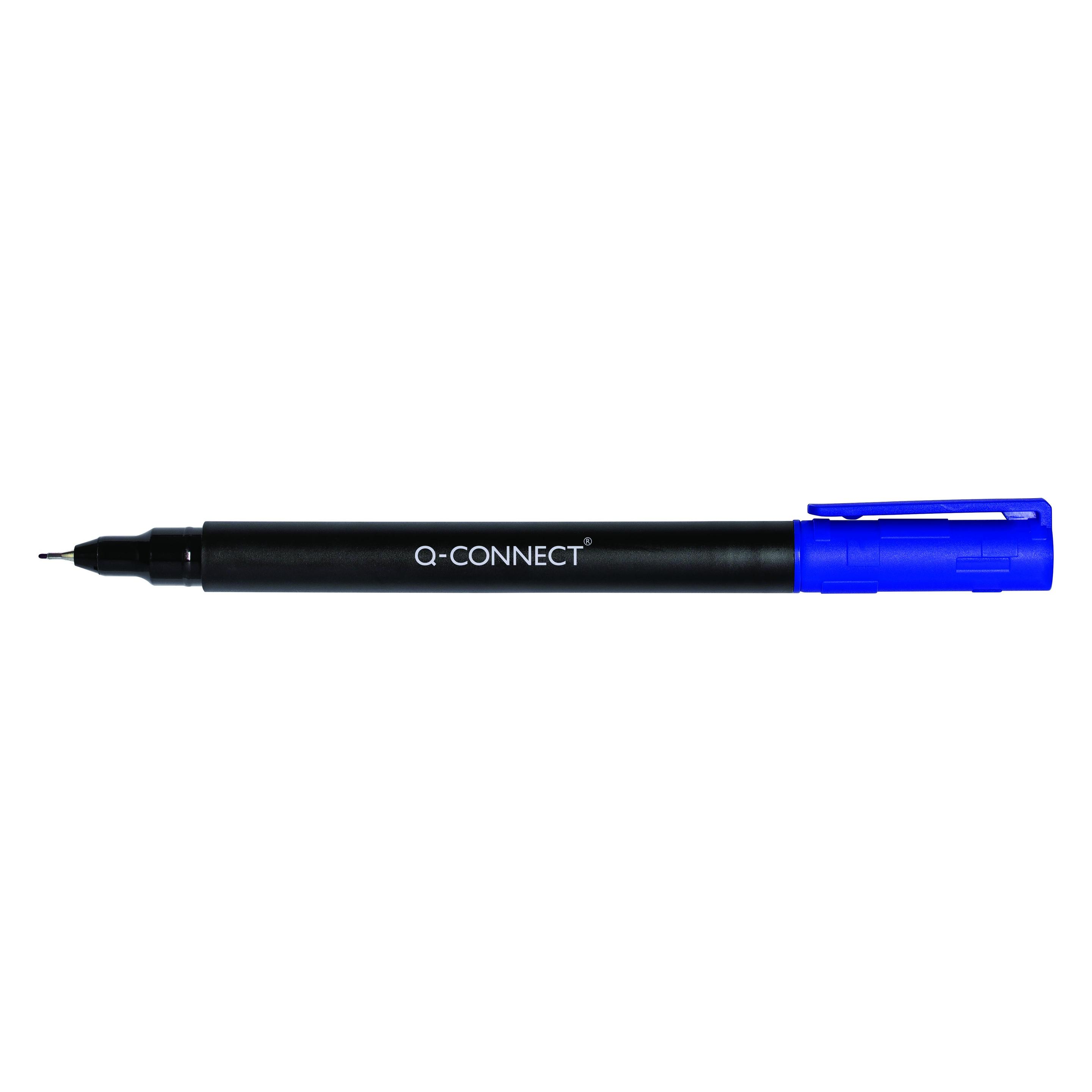 Q-Connect CD/DVD-Marker, S, 0,4 mm (Strich), blau (1x) (47273815)