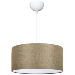 Helloshop26 - Kronleuchter-Pendelleuchte E27 70 x 38 cm beige