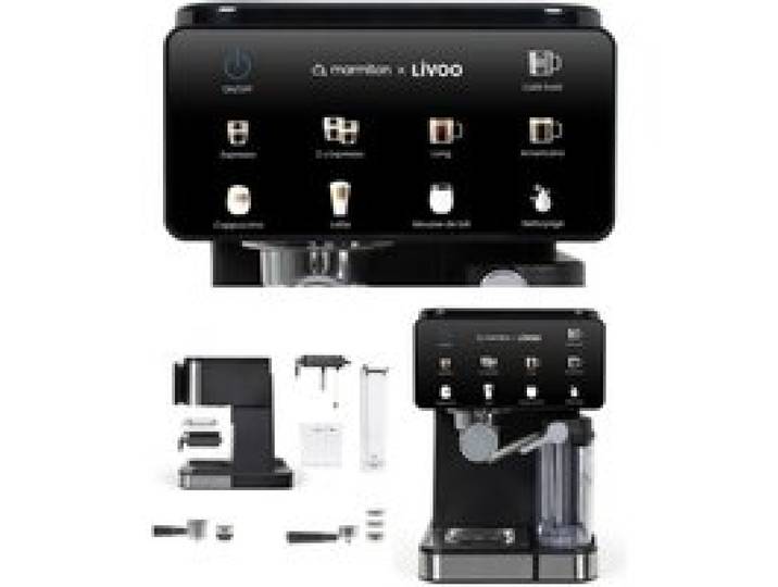 Machine à café expresso multifonction - LIVOO - Multifonction - 20 bars - 1350 W - Compatible capsules Nespresso