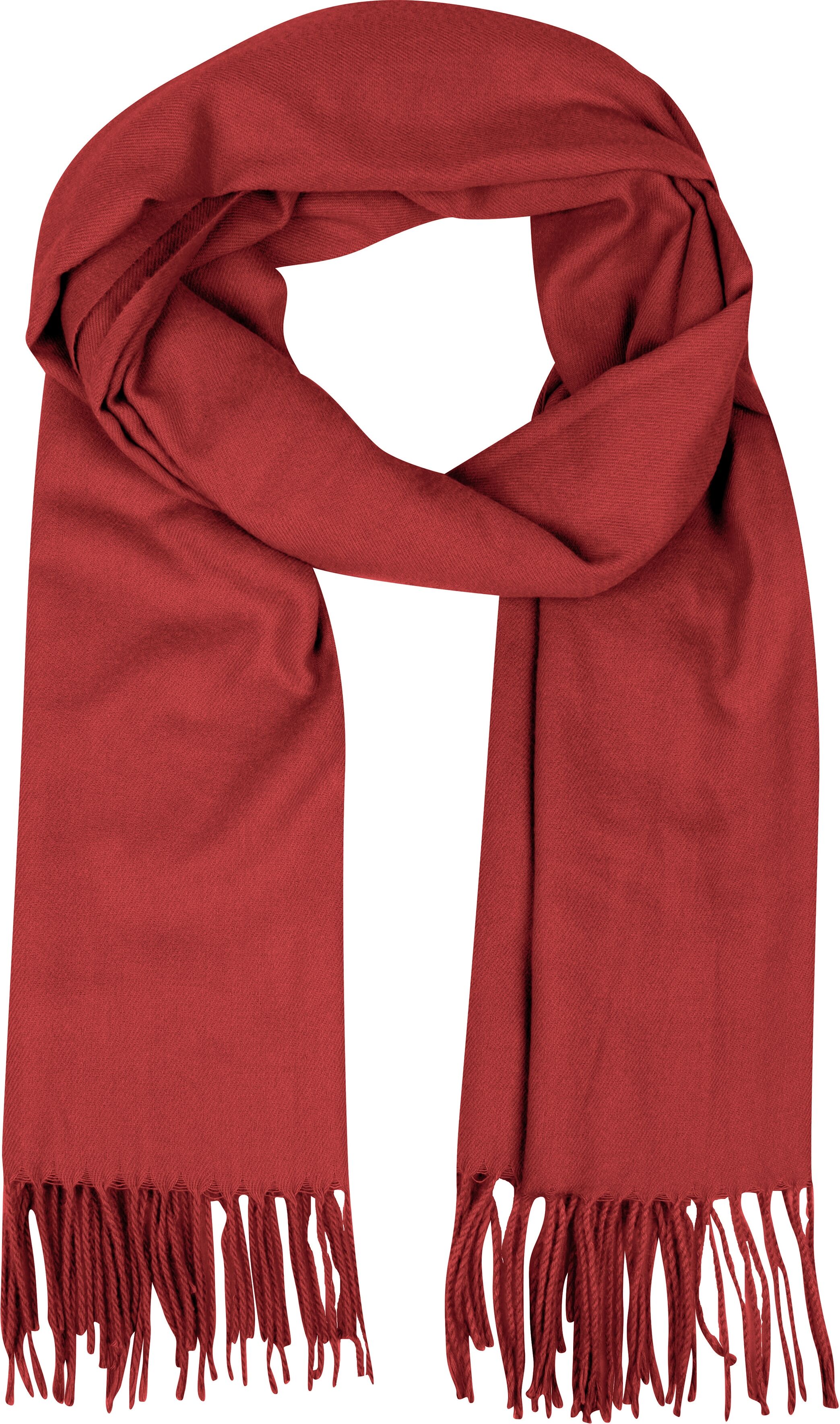 Modeschal CAPELLI NEW YORK, Damen, rot (wine), Obermaterial: 100% Polyester, Modetücher Modeschal wine Einheitsgröße