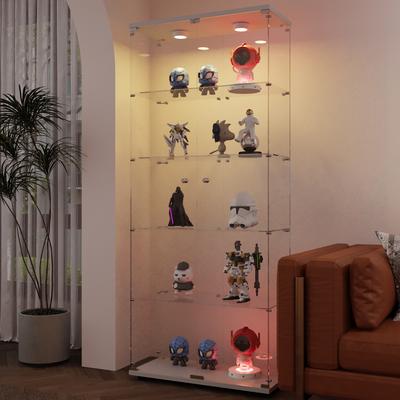 Kodotan sofa Tempered Glass Display Cabinet,Liquorcabinet,Storagecabinet,Filecabinet,With Paipai Lights,With Locks