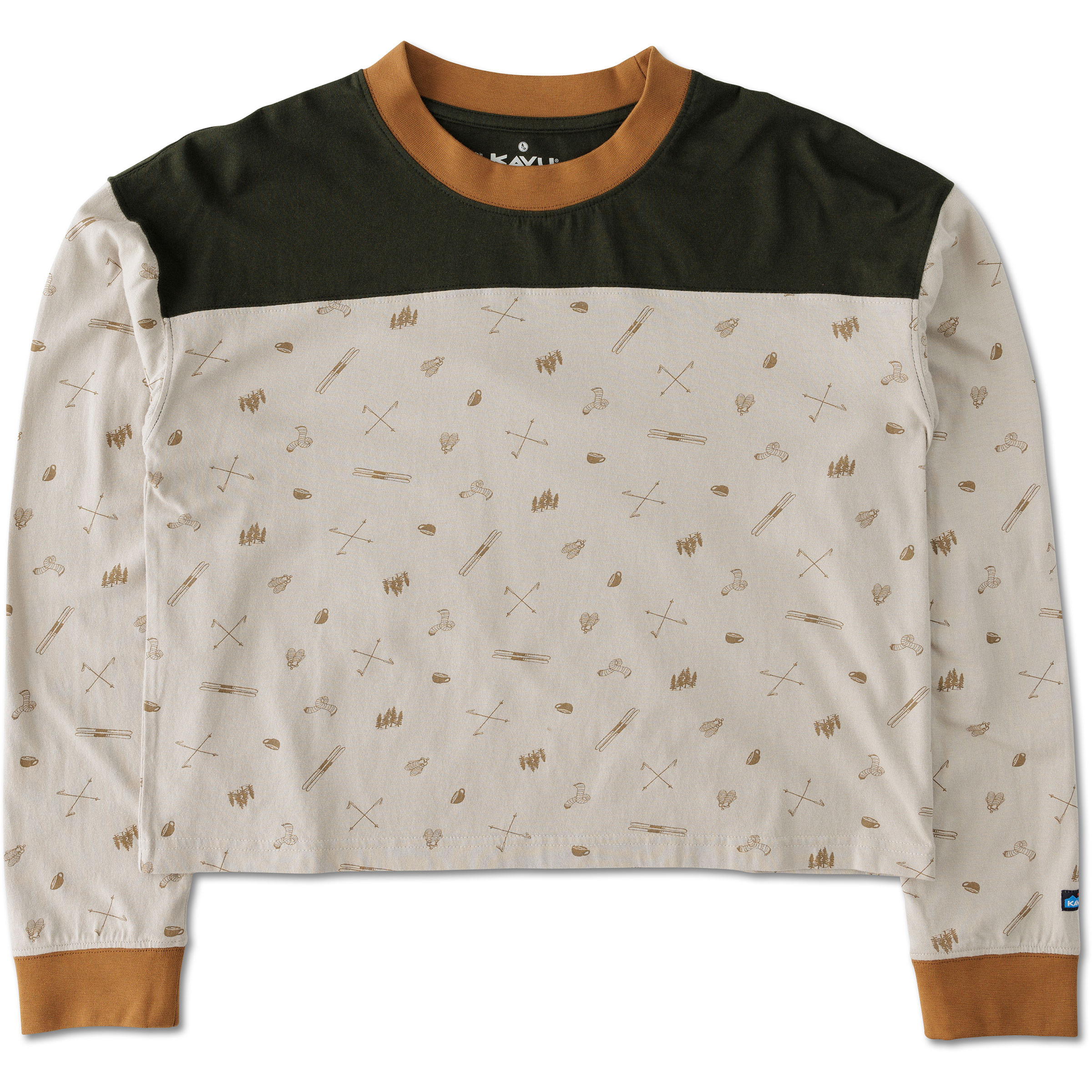 Kavu Francis Damen Longsleeves weiss Größe XS Lifestyle Widerstandsfähig