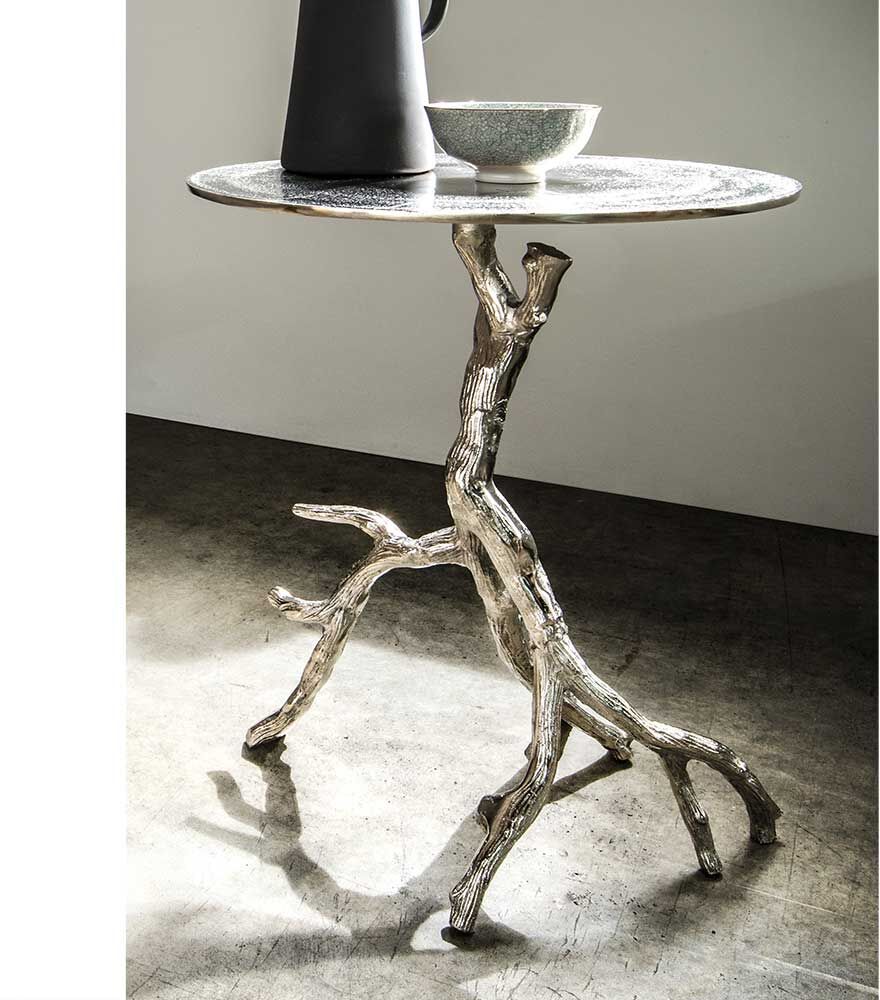 Pharao24.de Ast Beistelltisch aus Aluminium modernem Design