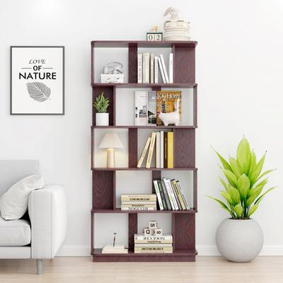 Kodotan sofa "31.5""L X 64.56""H Free Combination Bookshelf Modern 5-Tier Open Storage Bookcase Mdf Wood Display Shelving, Media Storage Shelves"