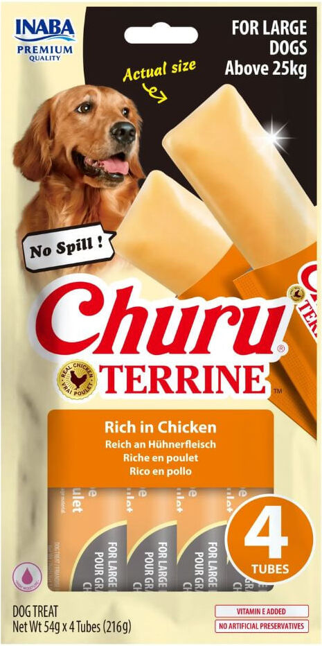 Inaba Churu Terrine Snack per Cani Morbido e Gustoso POLLO