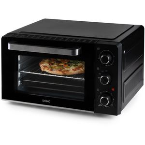 Domo Minibackofen Bake and Snack, DO1107GO, 1500 Watt, schwarz, 28 Liter